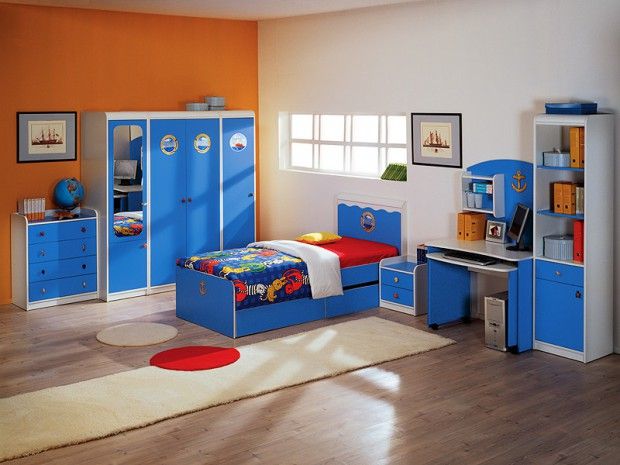 Rôzne štýly zdobenia detskej izby pre chlapca